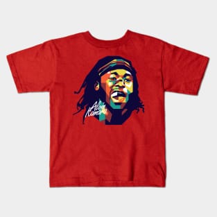 alvin kamara wpap art Kids T-Shirt